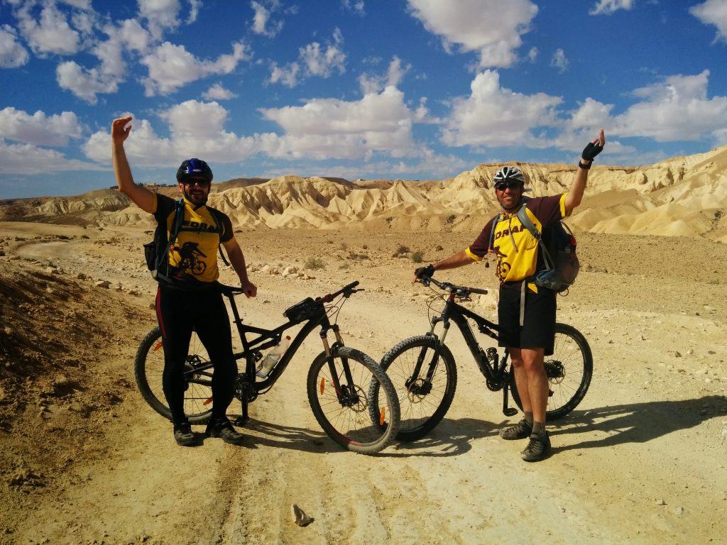 Biking at the desert