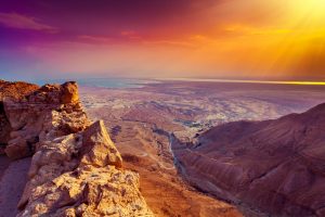 Amazing Israeli desert landscape